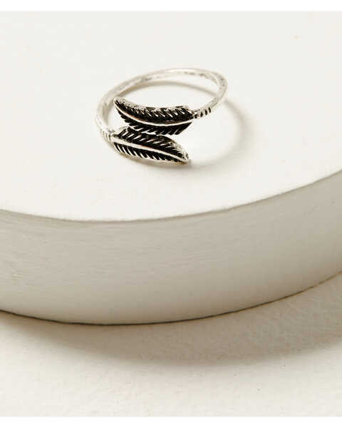 Image #2 - Shyanne Women's Cowhide Ring Set - 3 Piece, Silver, hi-res
