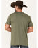 Image #4 - Cody James Men's Riding Horse Short Sleeve Graphic T-Shirt, Olive, hi-res