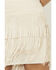 Image #4 - Rock & Roll Denim Women's Fringe Studded Skirt, Cream, hi-res