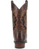Image #4 - Laredo Women's Lockhart Studded Performance Western Boots - Broad Square Toe, Dark Brown, hi-res