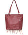 Montana West Women's American Flag Fringe Concealed Carry Tote Bag, Red, hi-res