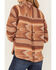 Image #4 - Rock & Roll Denim Women's Southwestern Print Button-Down Shacket, Camel, hi-res