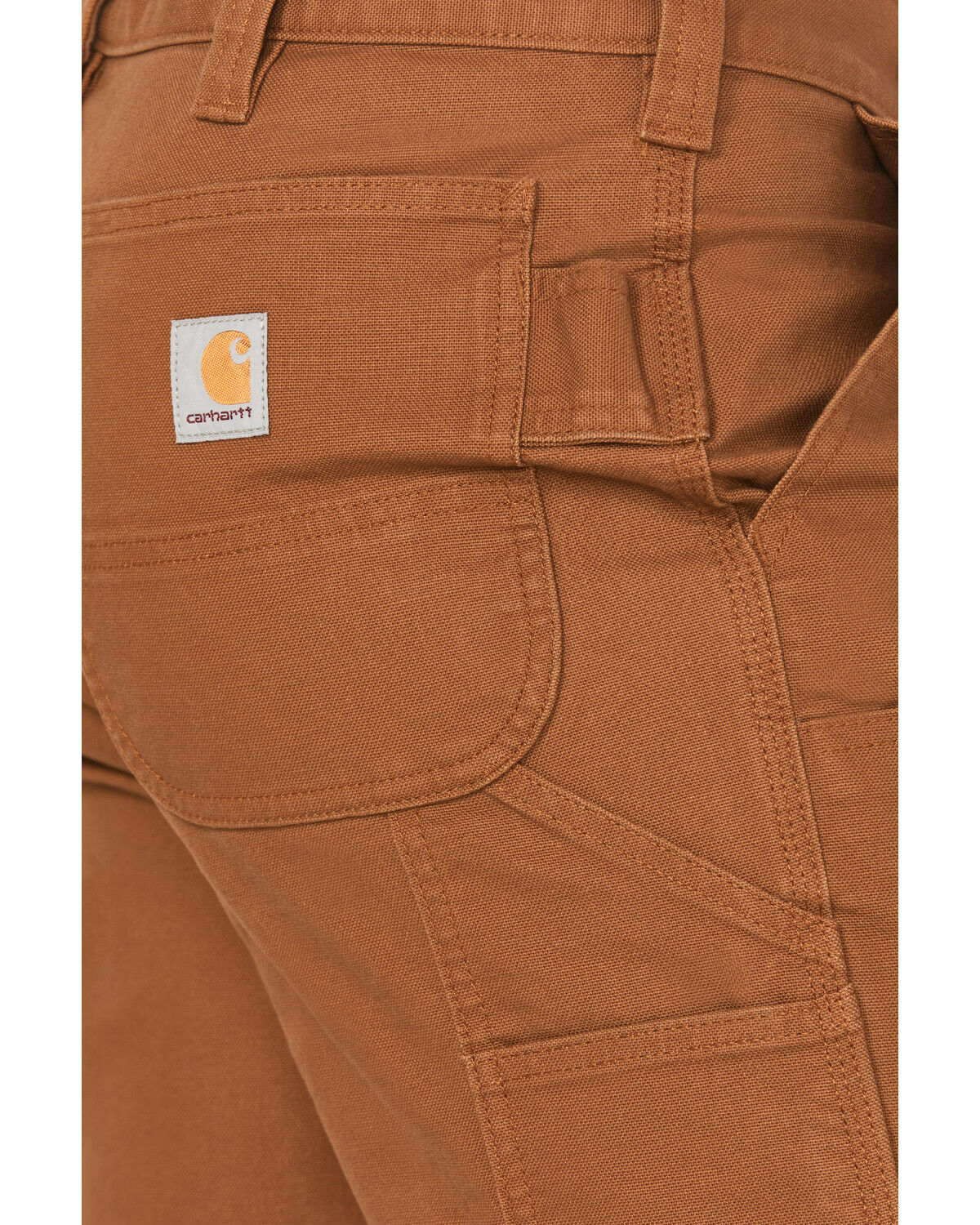 Image #4 - Carhartt Men's Rugged Flex® Relaxed Fit Duck Double-Front Utility Work Shorts, Brown, hi-res