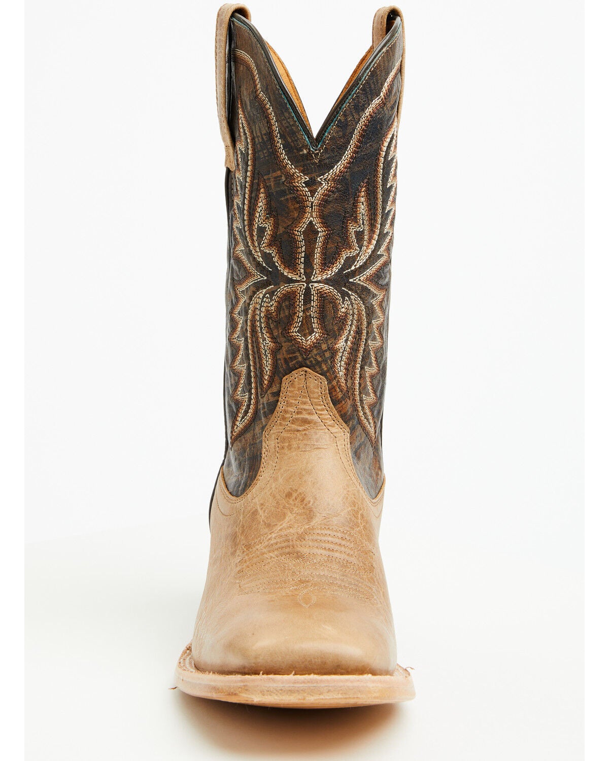 Image #4 - Ariat Men's Preston Western Boots - Broad Square Toe, Cream, hi-res