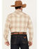 Image #4 - Pendleton Men's Canyon Plaid Print Long Sleeve Western Flannel Snap Shirt, Tan, hi-res