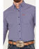 Image #2 - Ariat Men's Pro Series Classic Fit Western Shirt, Dark Blue, hi-res