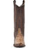 Image #3 - Circle G Women's Exotic Python Studded Western Boots - Snip Toe, Brown, hi-res