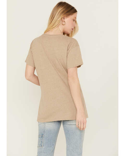Image #4 - Ariat Women's Cow Short Sleeve Graphic Tee, Oatmeal, hi-res