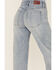 Unpublished Denim Women's Greta Lotus Crop Wide Jeans, Blue, hi-res
