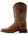 Image #2 - Ariat Women's Round Up Remuda Performance Western Boots - Broad Square Toe, Tan, hi-res