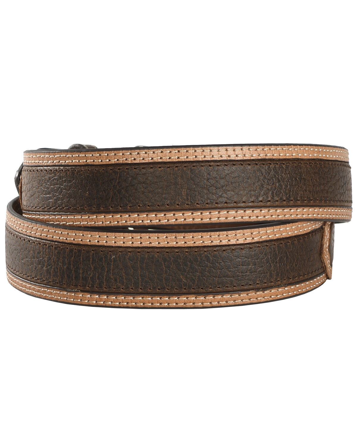 Image #3 - Ariat Men's Diesel Wheel Edge Belt, Brown, hi-res
