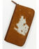 Shyanne Women's Brown Hair-On Wallet, Cream/brown, hi-res