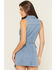Image #4 - Show Me Your Mumu Women's Fairfield Sleeveless Tie Waist Denim Vest Mini Dress, Medium Wash, hi-res