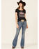 Shyanne Women's The West Is For Lovers Graphic Short Sleeve Tee , Black, hi-res