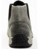 Image #4 - Cody James Men's Trusted Glacier Lace-Up Casual Chelsea Boots - Moc Toe , Grey, hi-res