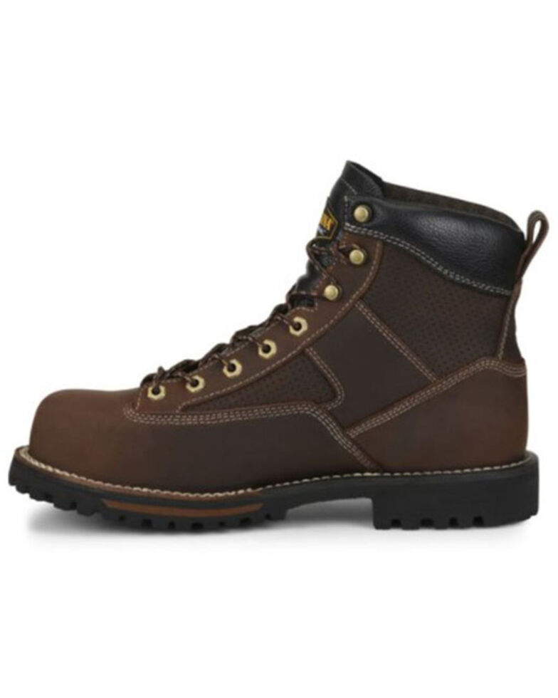 Carolina Men's Calyon Waterproof Work Boots - Carbon Toe, Brown, hi-res