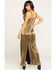Image #2 - Show Me Your Mumu Women's Pleated Gold Jane Jumpsuit, Gold, hi-res