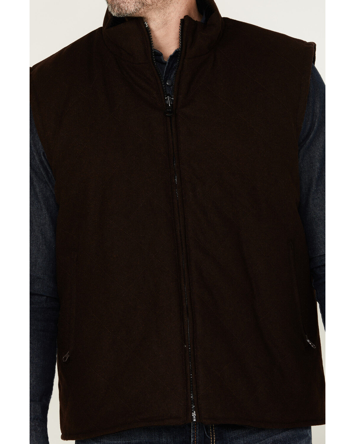 Image #3 - Resistol Men's Matthew Reversible Vest, Black, hi-res