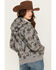 Image #4 - Ariat Women's R.E.A.L Horse Print Sherpa Lined Full Zip Hoodie , Grey, hi-res