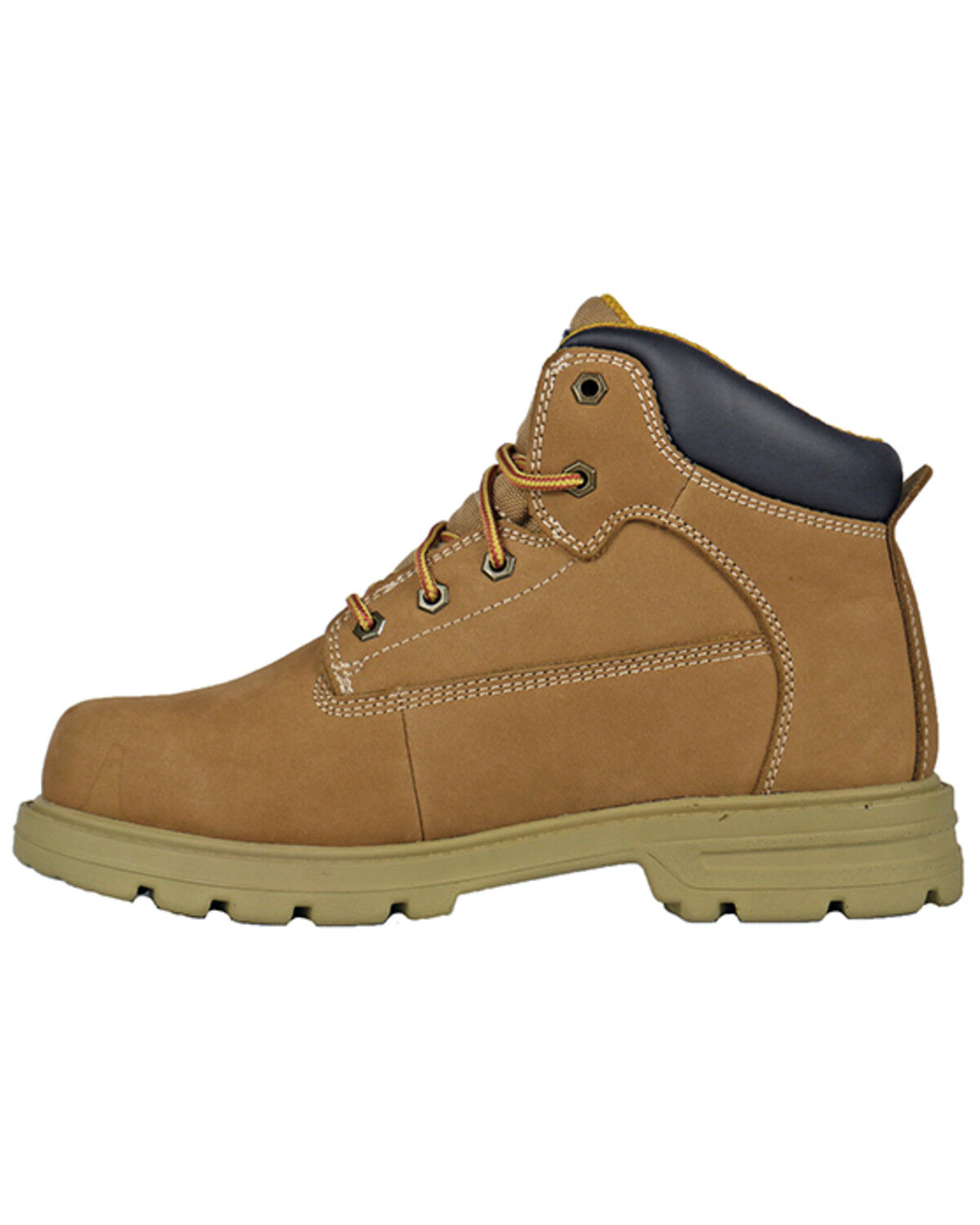 Image #3 - DieHard Men's 6" Charger Nubuck Work Boots - Soft Toe, Wheat, hi-res