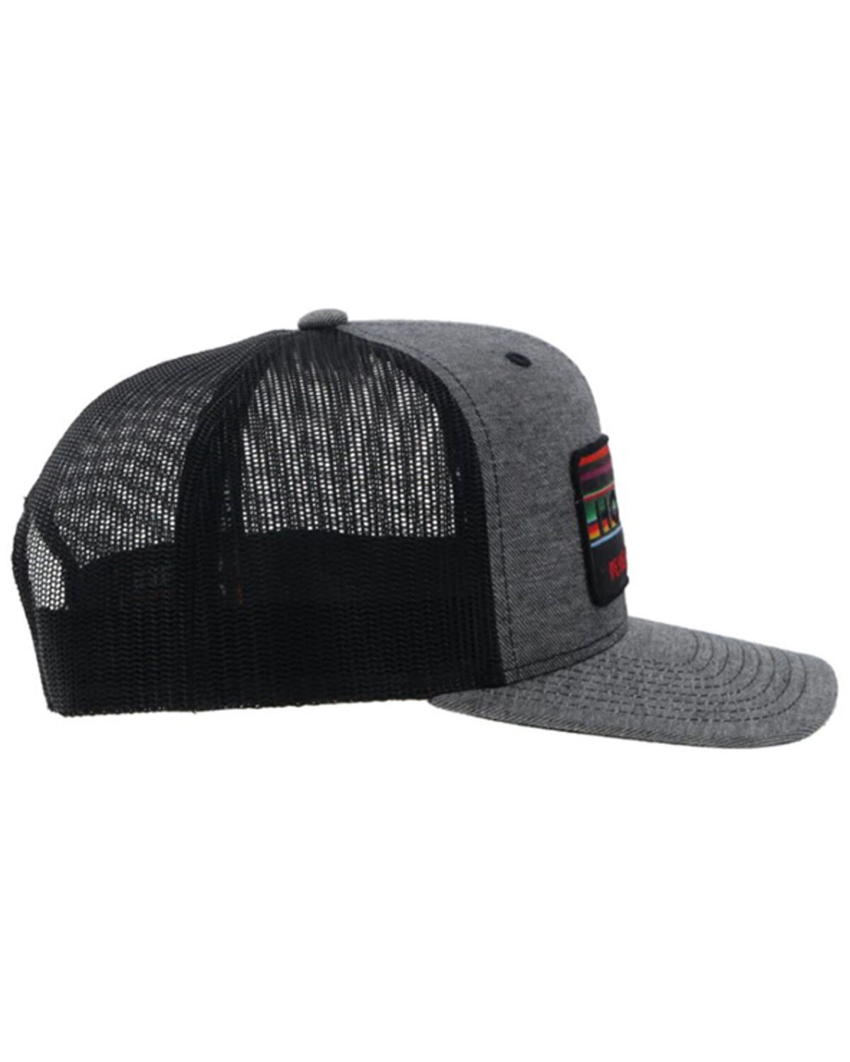 Image #4 - Hooey Men's Horizon Mesh Trucker Cap, Grey, hi-res
