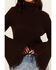 Image #3 - Shyanne Women's Bell Sleeve Marled Sweater, Chocolate, hi-res