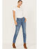 Levi's Women's Medium Wash High Rise 724 Slate Fixer Straight Jeans, Medium Wash, hi-res