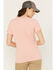 Image #4 - Carhartt Women's Relaxed Fit Lightweight Short Sleeve V Neck T-Shirt, Orange, hi-res