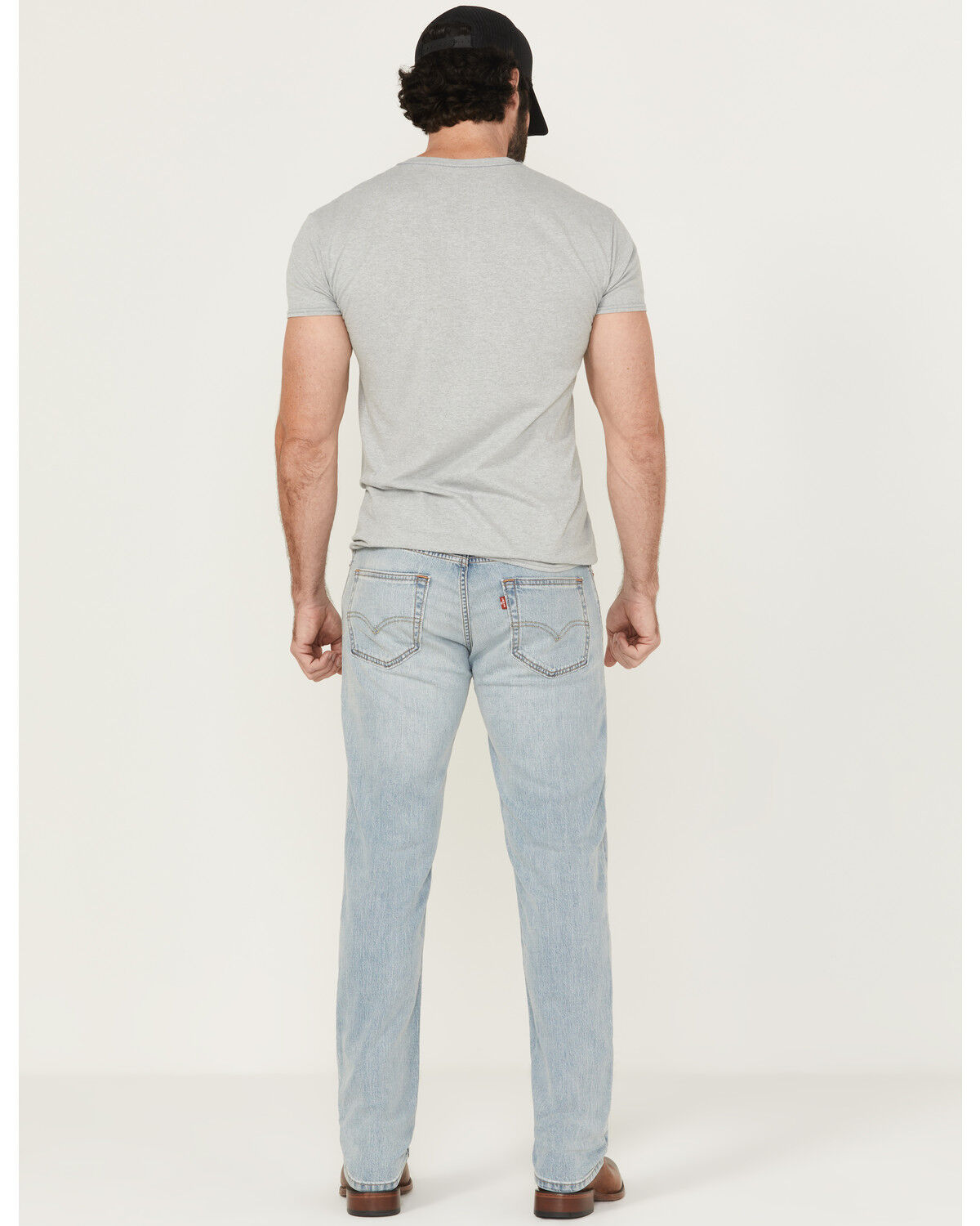 Image #3 - Levi's Men's 511® Open Doors Light Wash Slim Straight Stretch Denim Jeans, Light Wash, hi-res