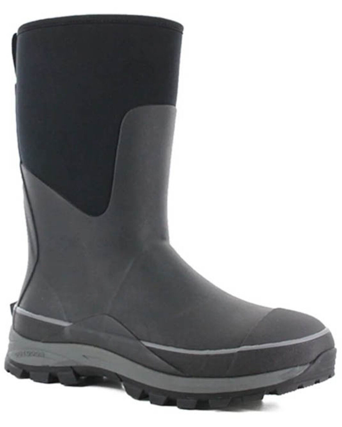 Image #1 - Frontier Men's Neoprene Mid Cold Weather Waterproof Boots - Round Toe, Black, hi-res