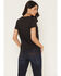 Image #4 - Idyllwind Women's Warren Boot Stitch Short Sleeve Tee, Black, hi-res