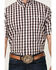 Image #3 - Wrangler Men's Classic Plaid Print Short Sleeve Button-Down Western Shirt, Black, hi-res