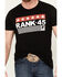 Image #3 - RANK 45&reg; Men's Star Logo Short Sleeve Graphic T-Shirt, Black, hi-res
