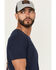 Image #3 - Moonshine Spirit&reg; Men's Moonlit Short Sleeve Graphic T-Shirt, Navy, hi-res