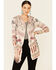 Image #1 - Johnny Was Women's Alabaster Cordelia Short Hoodie Jacket, Cream, hi-res