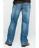 Image #1 - Rock & Roll Denim Men's Pistol Vintage Med Stretch Straight Jeans, Blue, hi-res