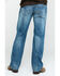 Image #1 - Rock & Roll Denim Men's Pistol Vintage Med Stretch Straight Jeans , Blue, hi-res
