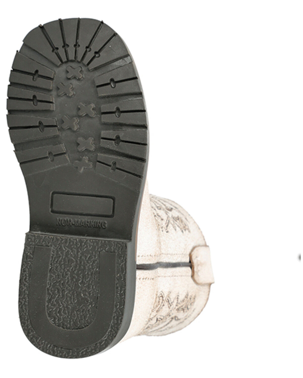 Image #6 - Smoky Mountain Toddler Boys' Autry Western Boots - Broad Square Toe, White, hi-res