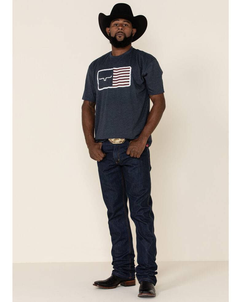 Kimes Ranch Men's Navy American Trucker Graphic T-Shirt , Navy, hi-res