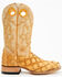 Image #2 - Cody James Men's Exotic Pirarucu Western Boots - Broad Square Toe, Yellow, hi-res