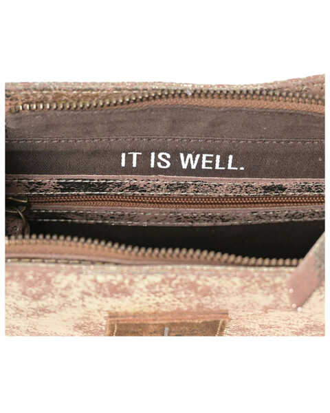 STS Ranchwear By Carroll Women's Flaxen Roan Satchel Handbag, Brown, hi-res