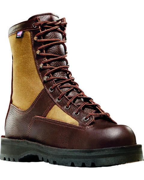 Image #1 - Danner Men's Brown Sierra 8" Hunting Boots - Round Toe , Brown, hi-res