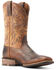 Image #1 - Ariat Men's Slingshot Bartop Western Performance Boots - Broad Square Toe, Brown, hi-res