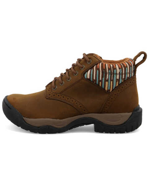 Image #3 - Twisted X Women's 4" All Around Lace-Up Hiking Multi Brown Work Boot - Round Toe , Brown, hi-res