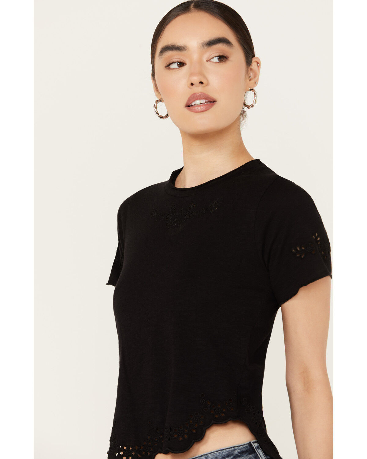 フリーピープル Free People Be My Baby Tee レディース シャツ トップス Black Free People Women's Be My Baby Long Sleeve, Ivory at Amazon