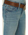 Image #2 - Wrangler Girls' Light Wash Mid Rise Embroidered Modern Bootcut Jeans, Light Blue, hi-res