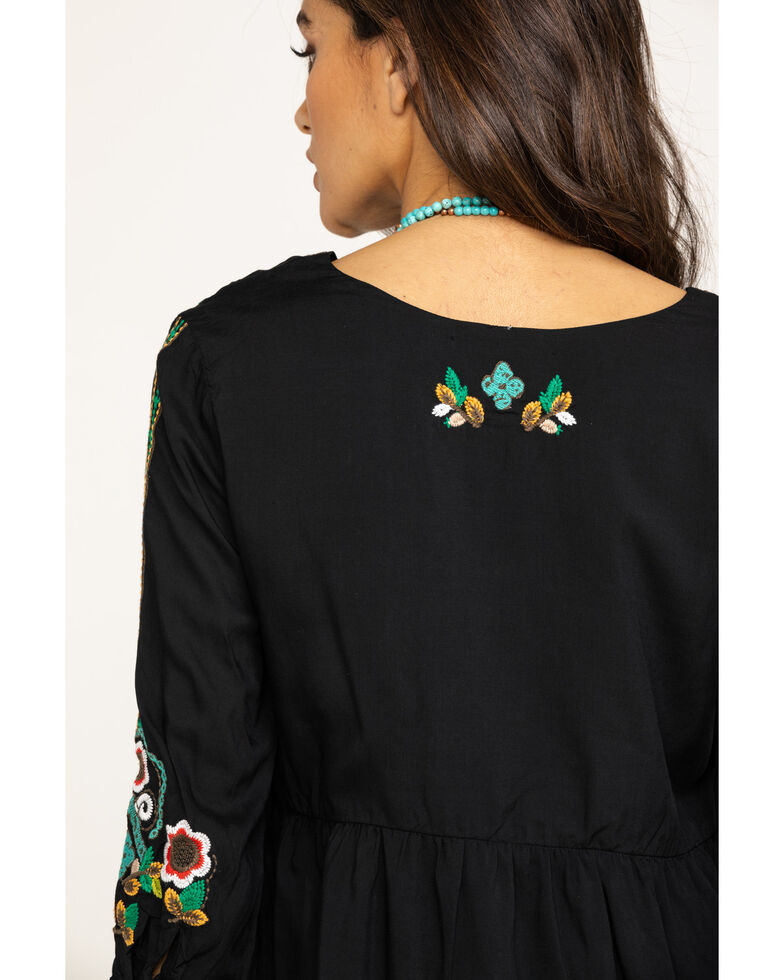 Studio West Women S Embroidered Peasant Blouse Sheplers