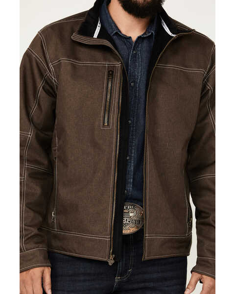 Image #3 - Cowboy Hardware Men's Woodsman Tech Jacket , Chocolate, hi-res
