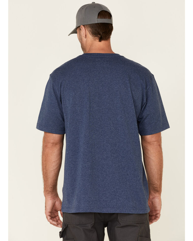 Carhartt Men's Workwear Pocket Short Sleeve Work T-Shirt, Dark Blue, hi-res