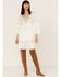 Talisman Women's Fortune Teller Dress, White, hi-res